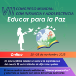 VII Congreso Mundial con Infancia y Adolescencia: Educar para la Paz